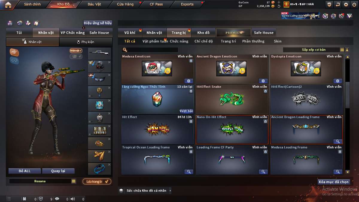 shop acc cf uy tin gia re